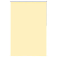 vidaXL Rullgardin mörkläggningsgul 145x210 cm tygbredd 141,6 cm