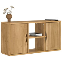 vidaXL TV-bänk "ODDA" 79x24x40 cm massiv furu
