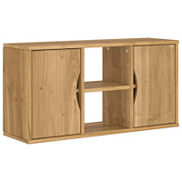 vidaXL TV-bänk "ODDA" 79x24x40 cm massiv furu