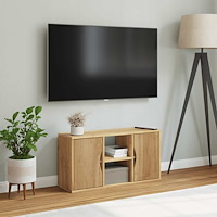 vidaXL TV-bänk "ODDA" 79x24x40 cm massiv furu