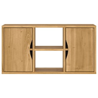 vidaXL TV-bänk "ODDA" 79x24x40 cm massiv furu