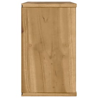vidaXL TV-bänk "ODDA" 79x24x40 cm massiv furu