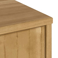 vidaXL TV-bänk "ODDA" 79x24x40 cm massiv furu