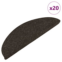 vidaXL Trappmattor självhäftande 20 st antracit 65x22,5x3,5 cm