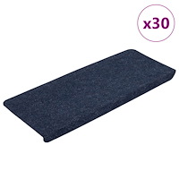 vidaXL Trappmattor självhäftande 30 st blå 65x24,5x3,5 cm