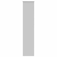 vidaXL Rullgardin mörkläggning ljusgrå 45x210 cm tygbredd 40,7 cm