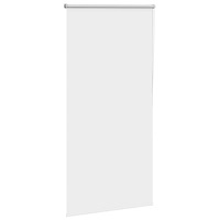 vidaXL Rullgardin mörkläggningsgardin vit 65x175 cm tyg bredd 60,7 cm