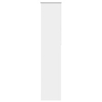 vidaXL Rullgardin mörkläggning vit 55x210 cm tyg bredd 50,7 cm