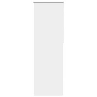 vidaXL Rullgardin mörkläggning vit 65x210 cm tyg bredd 60,7 cm