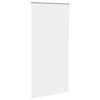 vidaXL Rullgardin mörkläggningsvit 100x210 cm tyg bredd 95,7 cm