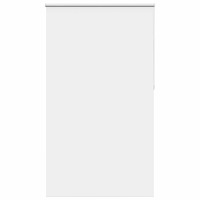vidaXL Rullgardin mörkläggningsvit 140x210 cm tyg bredd 136,6 cm