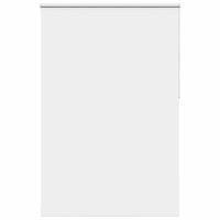 vidaXL Rullgardin mörkläggning vit 160x230 cm tyg bredd 156,6 cm