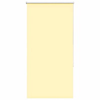 vidaXL Rullgardin mörkläggningsgul 75x130 cm tyg bredd 70,7 cm