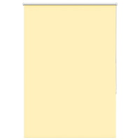 vidaXL Rullgardin mörkläggningsgul 90x130 cm tygbredd 85,7 cm