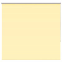 vidaXL Rullgardin mörkläggningsgul 165x130 cm tyg bredd 161,6 cm