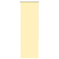 vidaXL Rullgardin mörkläggningsgul 45x150 cm tygbredd 40,7 cm