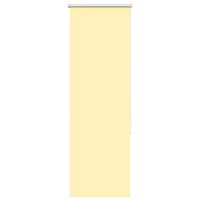 vidaXL Rullgardin mörkläggningsgul 50x150 cm tyg bredd 45,7 cm