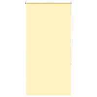 vidaXL Rullgardin mörkläggningsgul 65x150 cm tyg bredd 60,7 cm
