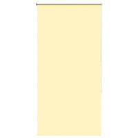vidaXL Rullgardin mörkläggningsgul 70x150 cm tyg bredd 65,7 cm