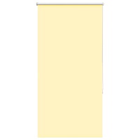 vidaXL Rullgardin mörkläggningsgul 85x150 cm tygbredd 80,7 cm