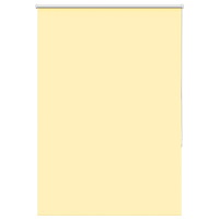 vidaXL Rullgardin mörkläggningsgul 95x150 cm tyg bredd 90,7 cm