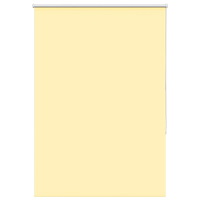 vidaXL Rullgardin mörkläggningsgul 110x150 cm tyg bredd 105,7 cm