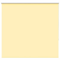 vidaXL Rullgardin mörkläggningsgul 155x150 cm tyg bredd 151,6 cm