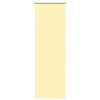 vidaXL Rullgardin mörkläggningsgul 50x175 cm tyg bredd 45,7 cm