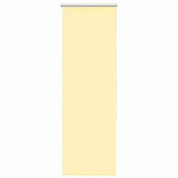 vidaXL Rullgardin mörkläggningsgul 55x175 cm tygbredd 50,7 cm