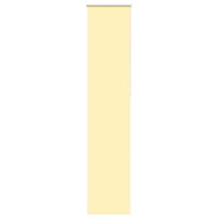 vidaXL Rullgardin mörkläggningsgul 45x230 cm tyg bredd 40,7 cm