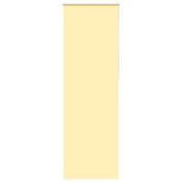 vidaXL Rullgardin mörkläggningsgul 65x230 cm tygbredd 60,7 cm