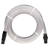 vidaXL Sugslang med PVC-kopplingar transparent 1" 10 m PVC