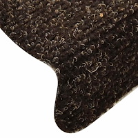 vidaXL Trappmattor självhäftande 30 st mörkbrun 65x21x4 cm