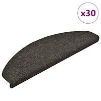 vidaXL Trappmattor självhäftande 30 st antracit 65x21x4 cm