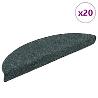 vidaXL Trappmattor självhäftande 20 st grön 56x17x3 cm