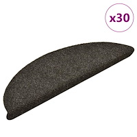vidaXL Trappmattor självhäftande 30 st antracit 56x17x3 cm