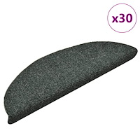 vidaXL Trappmattor självhäftande 30 st grön 56x17x3 cm