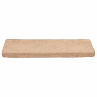 vidaXL Trappmattor självhäftande 20 st gräddvit 65x21x4 cm