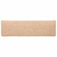 vidaXL Trappmattor självhäftande 20 st gräddvit 65x21x4 cm