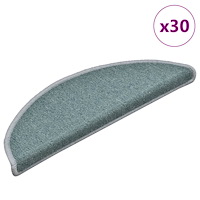 vidaXL Trappmattor 30 st blå 56x17x3 cm