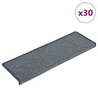 vidaXL Trappmattor 30 st 65x21x4 cm lila och blå