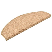 vidaXL Trappmattor 30 st guld 65x21x4 cm