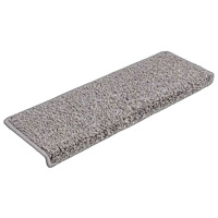 vidaXL Trappmattor 30 st 65x21x4 cm grå