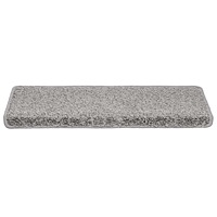vidaXL Trappmattor 30 st 65x21x4 cm grå