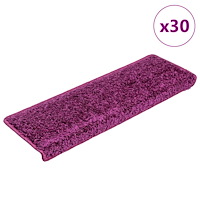 vidaXL Trappmattor 30 st 65x21x4 cm violett