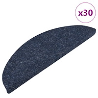 vidaXL Trappmattor självhäftande 30 st blå 56x17x3 cm