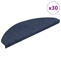 vidaXL Trappmattor självhäftande 30 st blå 65x22,5x3,5 cm