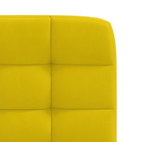 vidaXL Matstolar 6 st gul sammet