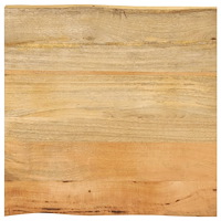 vidaXL Bordsskiva 40x40x2,5 cm levande kant massivt mangoträ