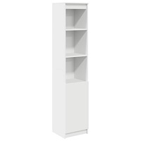 vidaXL Highboard vit 37,5x35x180 cm konstruerat trä